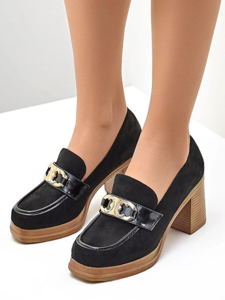 Royalfashion дамски мокасини на висок ток Qeroy