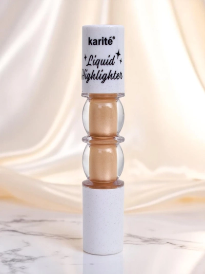 Течен хайлайтър за лице с четка Golden Petal