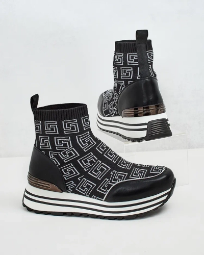 Royalfashion Дамски спортни високи маратонки Lori