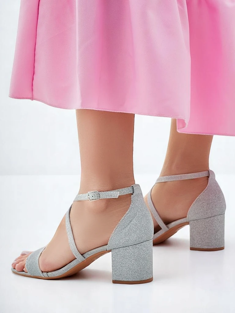 Royalfashion Блестящи женски сандали Rokates