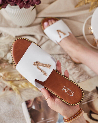 Royalfashion Дамски джапанки от еко кожа Cemenna