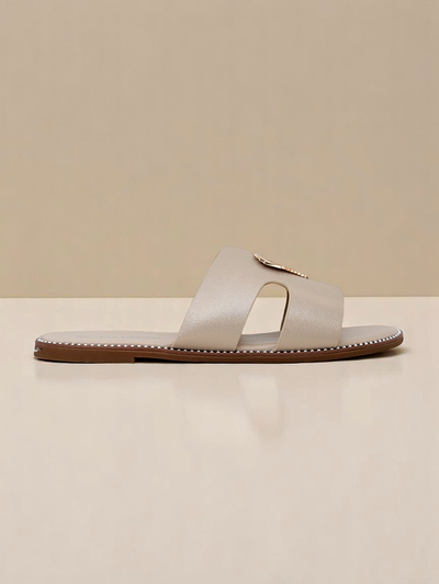 Royalfashion Дамски чехли на равна подметка Heart Chic