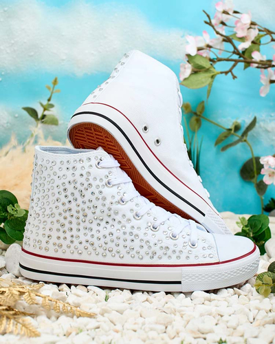 Royalfashion Дамски кецове с пайети Shis