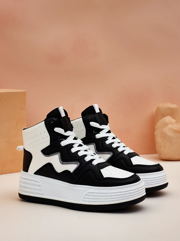 Royalfashion Високи дамски спортни обувки Quiedy