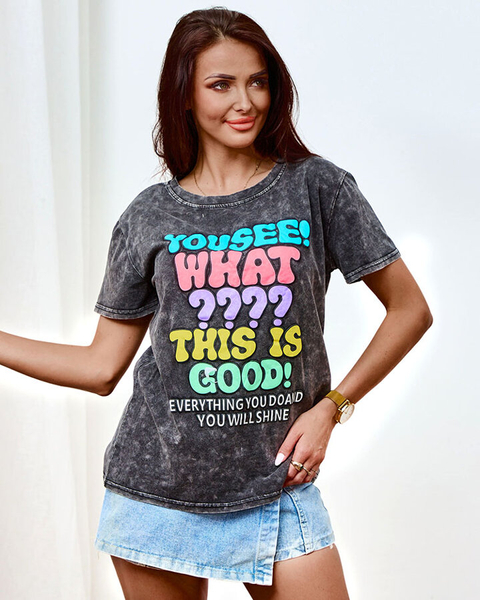 Royalfashion Дамска тениска с щампа