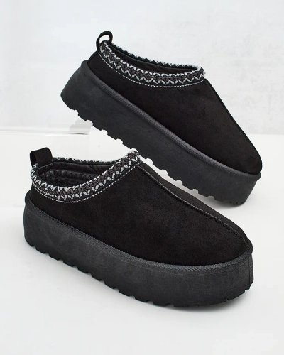 Royalfashion Дамски къси ботуши Zommy a'la snow boots