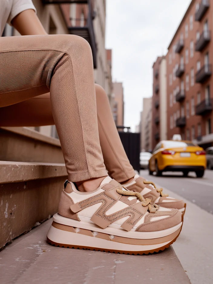 Royalfashion дамски платформи спортни маратонки Eviger