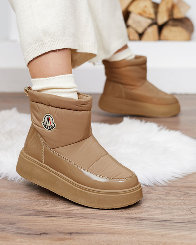 Royalfashion Дамски ботуши за сняг в кафяв цвят Ademra