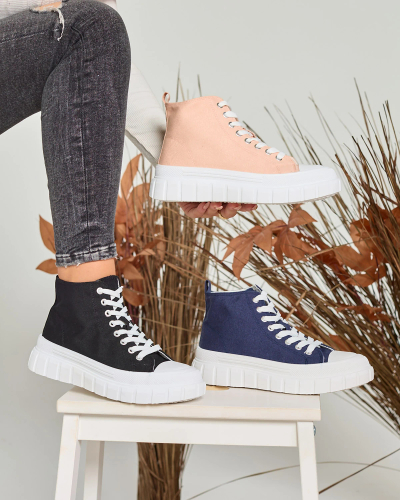 Royalfashion Powder Дамски високи кецове Ates Кецове