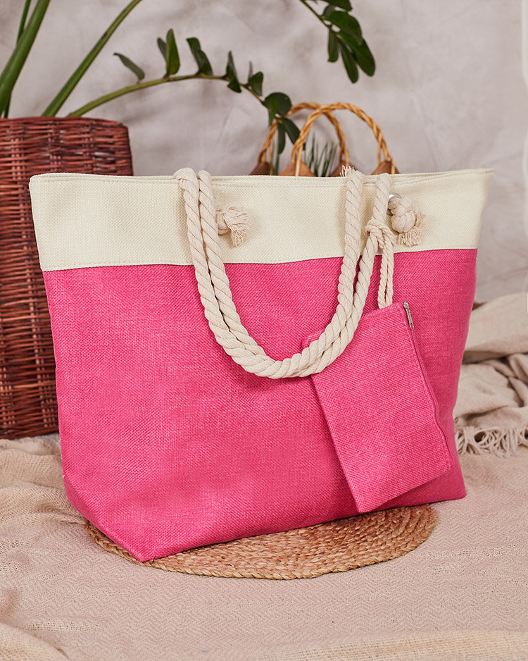 Royalfashion Чанта от плат в празничен десен за рамо