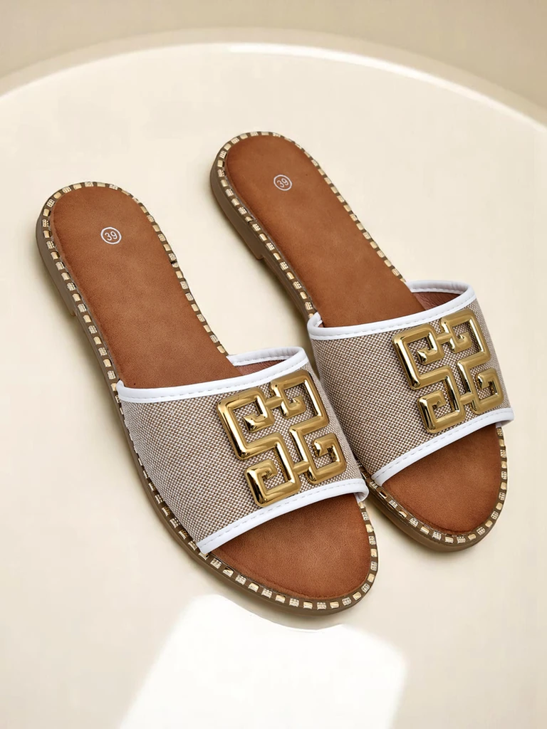 Royalfashion дамски пантофи с плоска подметка Rorole