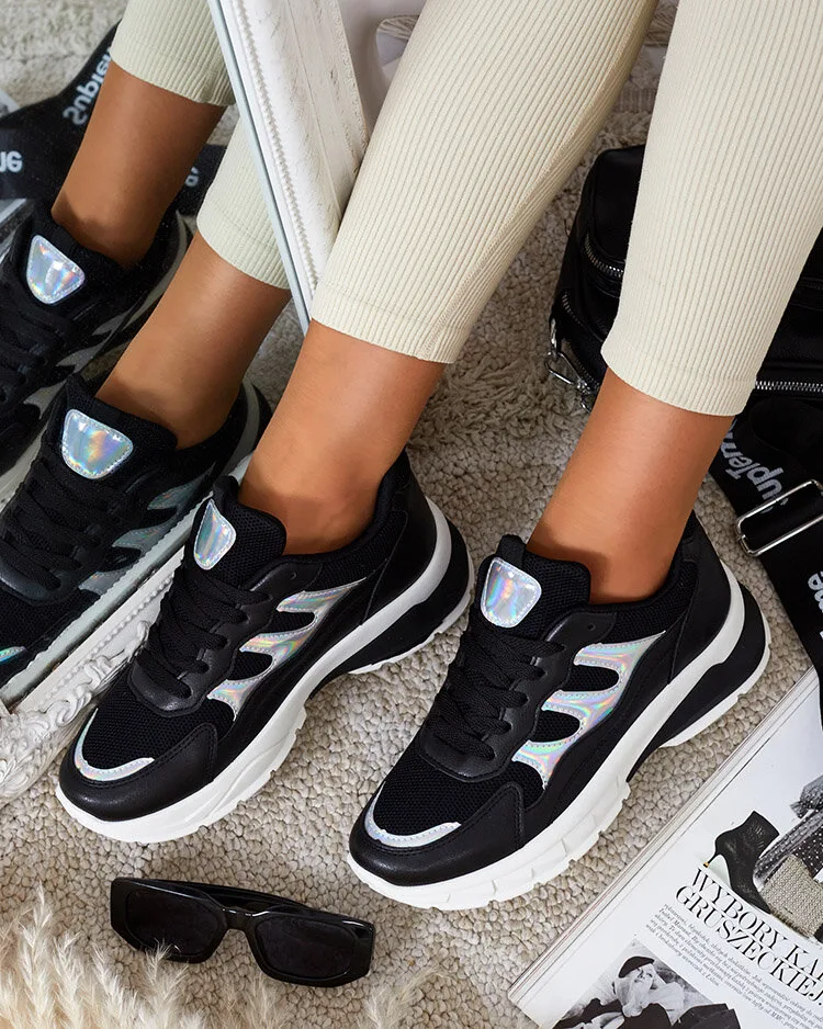 Royalfashion Дамски спортни кецове на платформа Amtres