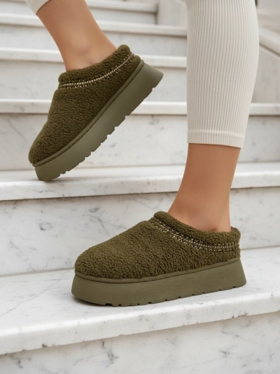 Роялфешън Къси ботуши сняг женски езел