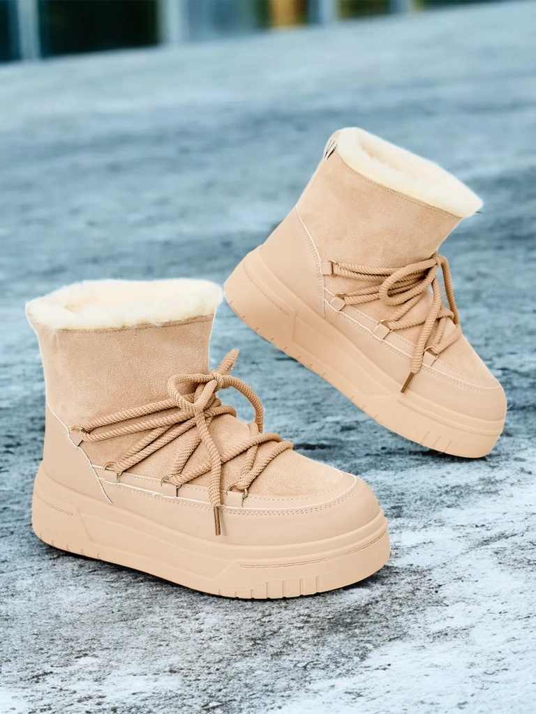 Дамски ботуши за сняг с връзки от Royalfashion Moniuc