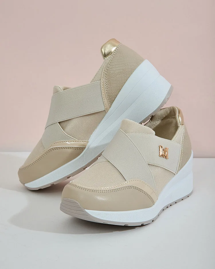 Royalfashion Дамски спортни кецове на ток Benntas