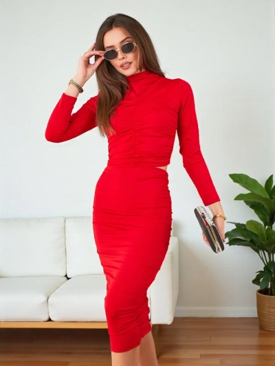 Дамска пенсил миди пола на Royalfashion