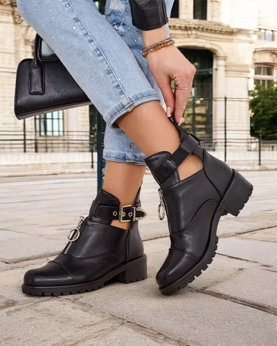 Дамски глезенки Royalfashion тип работник Komoves