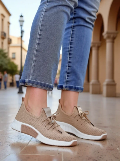 Royalfashion Дамски спортни обувки от текстил Vobbu