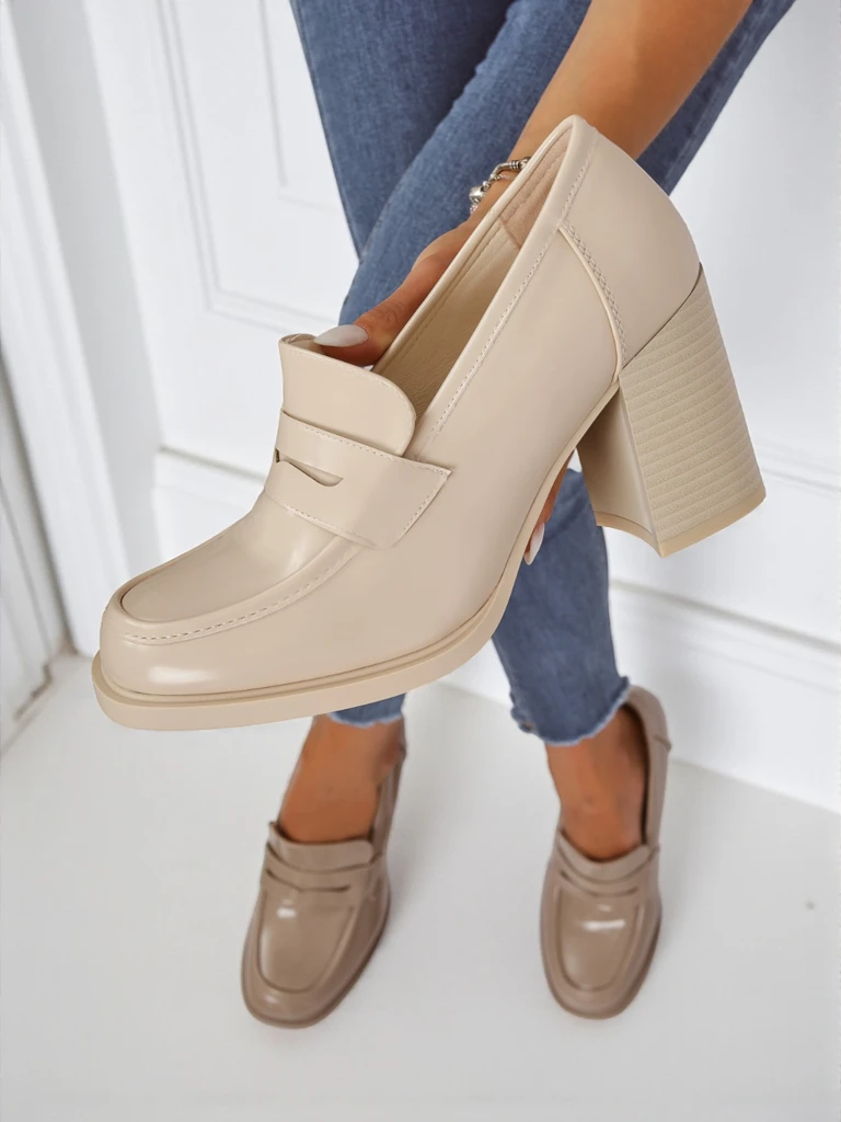 Royalfashion Дамски мокасини на ток Minerva