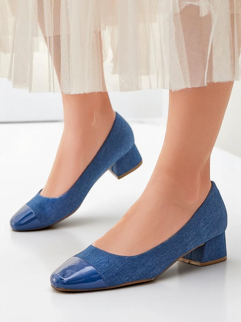 Royalfashion дамски обувки с нисък ток Penolle