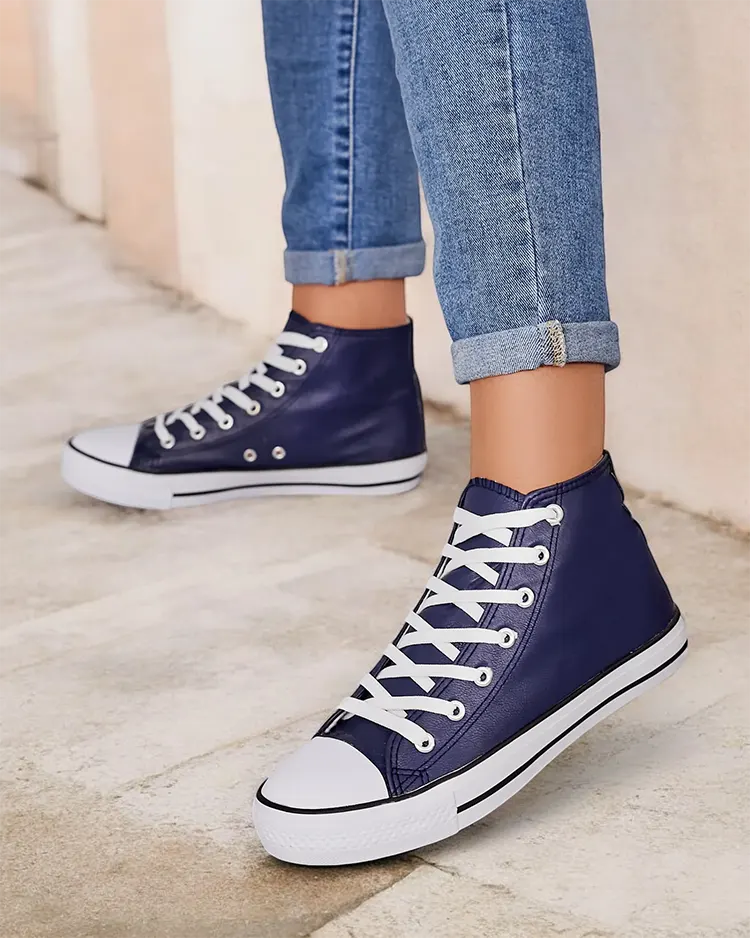 Royalfashion Дамски високи кецове Hallase