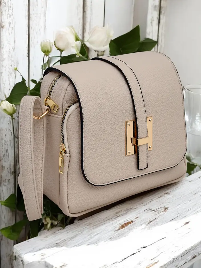 Royalfashion Многофункционална квадратна чанта, изработена от еко-кожа