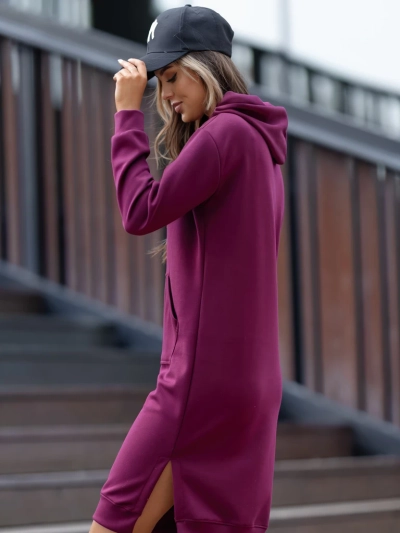 Royalfashion Вискозна спортна рокля с качулка