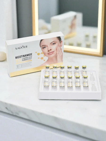 Sadoer Комплект лиофилизирана никотинамид и витамин C на прах
