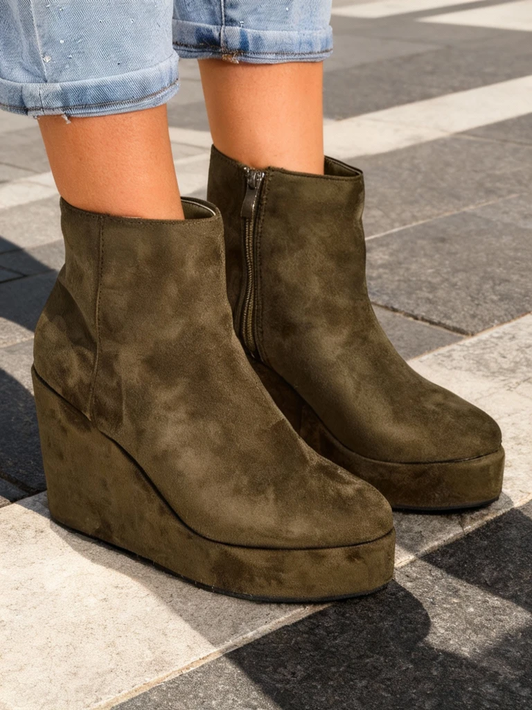 Дамски боти на килце Royalfashion Sieffa