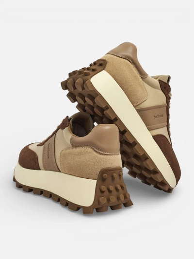 Спортни дамски маратонки от естествена кожа Naterre