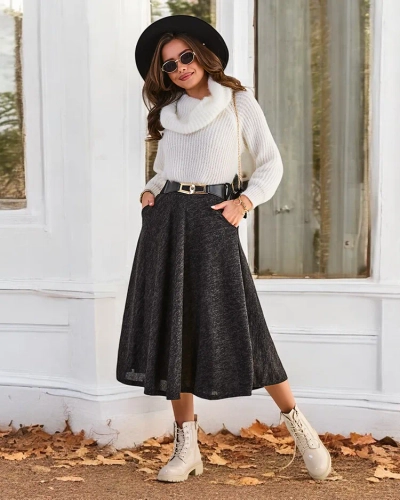 Дамска миди пола на Royalfashion