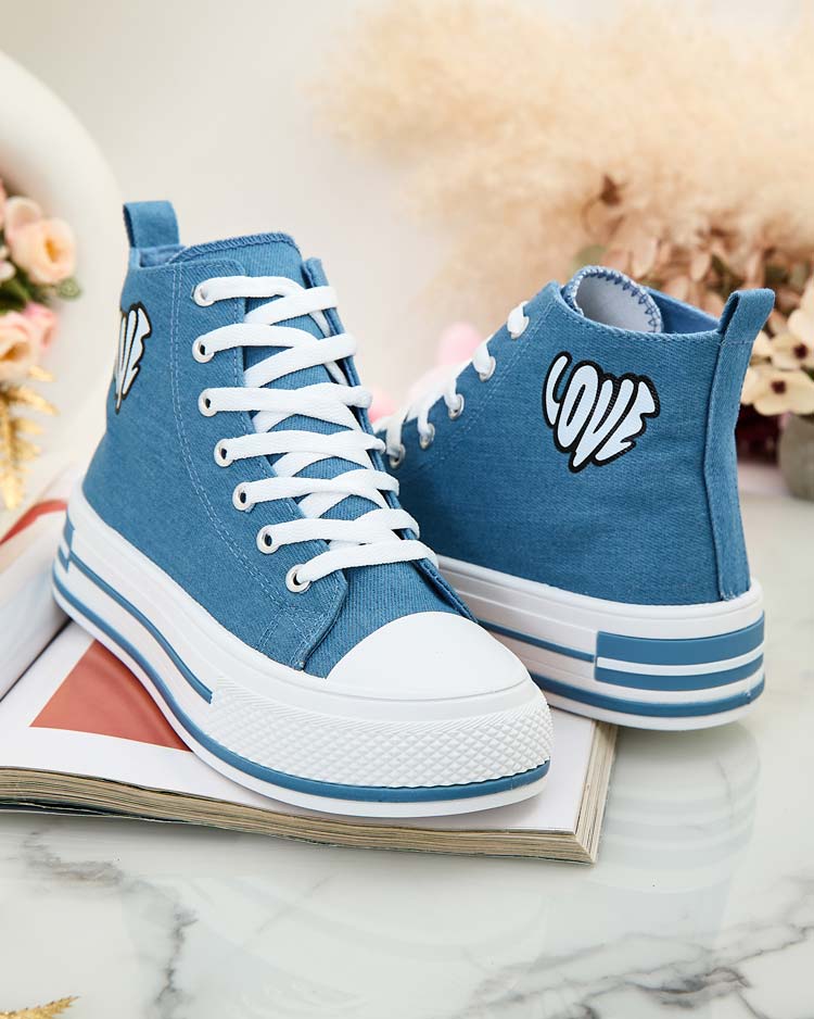 Royalfashion Дамски спортни маратонки с принт