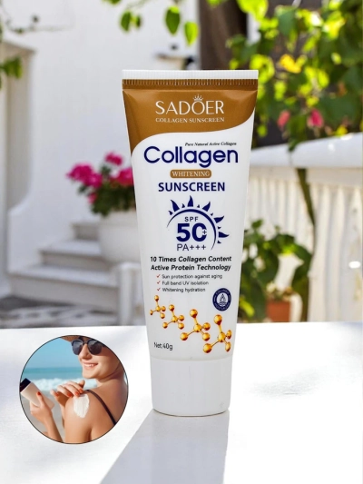 Sadoer Слънцезащитен крем SPF 50 с колаген