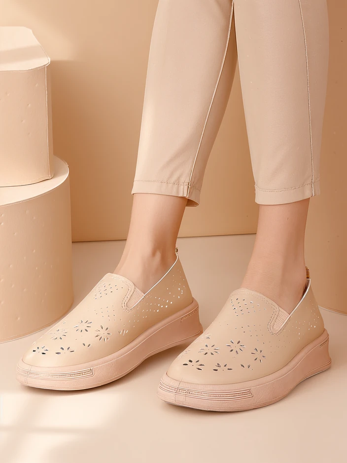 Royalfashion Дамски спортни мокасини Olleffi