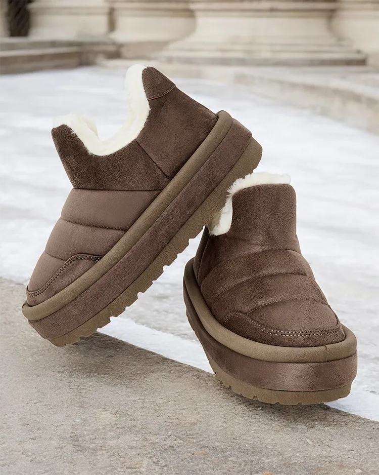 Royalfashion Дамски къси ботуши Zoeno a'la snow boots