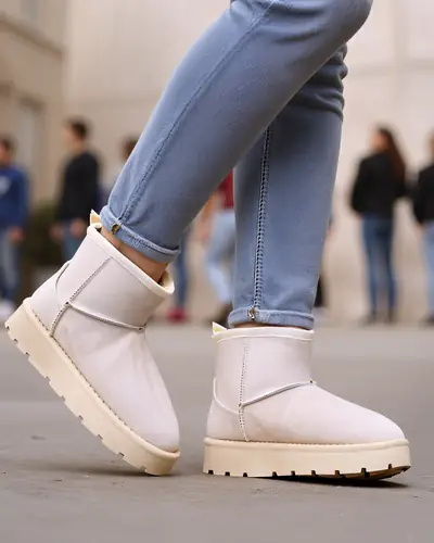 Къси обувки Royalfashion, подобни на дамски зимни botas Belli