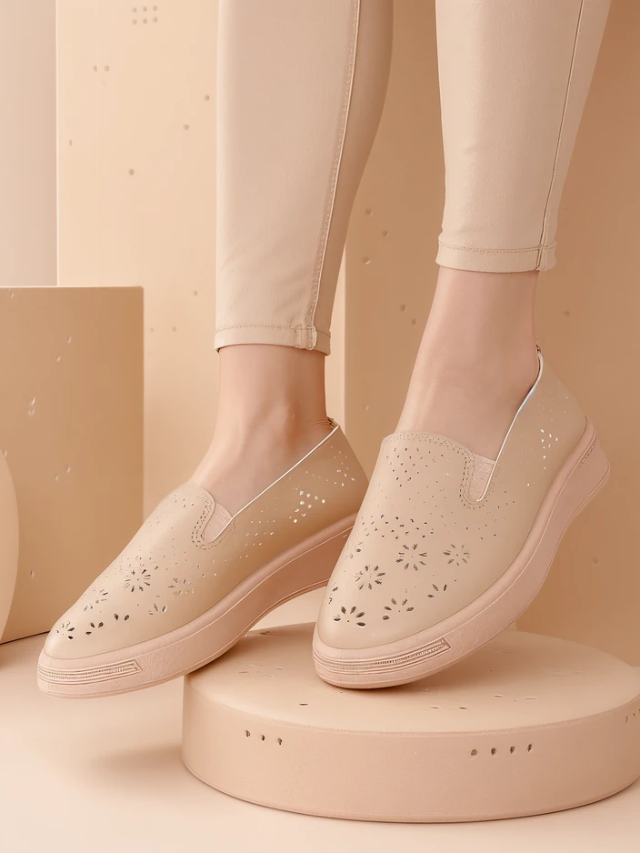 Royalfashion Дамски спортни мокасини Olleffi