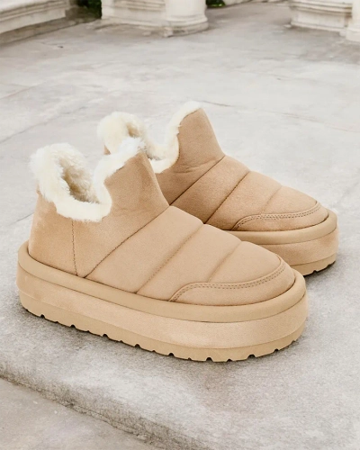 Royalfashion Дамски къси ботуши Zoeno a'la snow boots