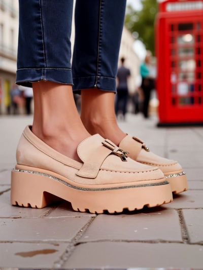 Royalfashion Жени Мокасини Фето