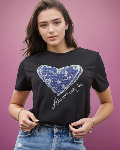 Royalfashion Дамска тениска с щампа