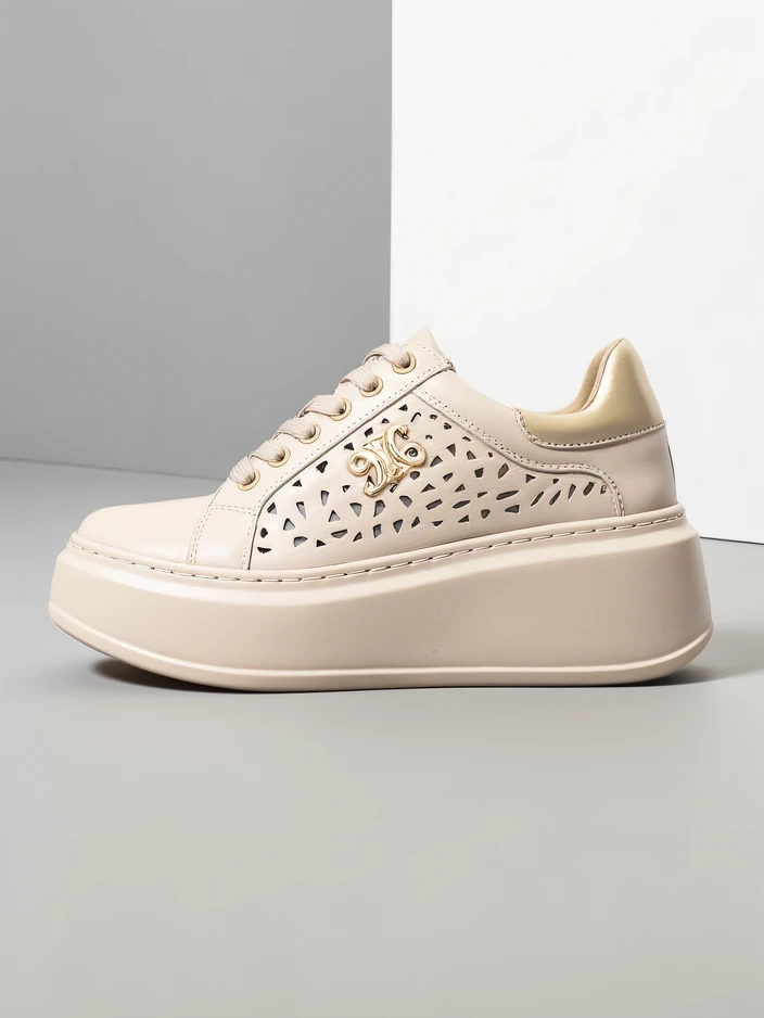 Royalfashion Женски перфорирани спортни маратонки Jovixi