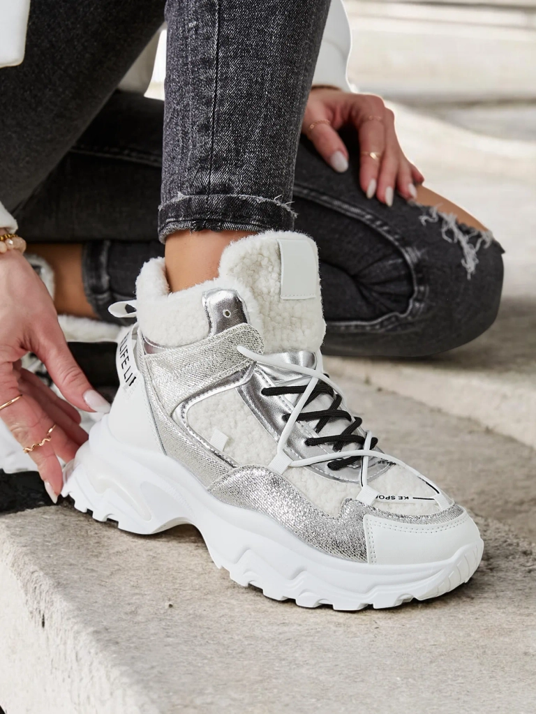 Royalfashion Дамски маратонки с топло подплънка Pieco