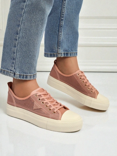 Дамски кецове Afrodyta Rosa – дишащи розови обувки от плат за лятото