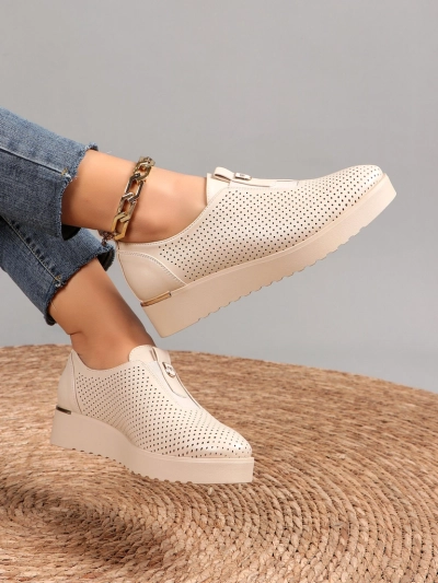 Обувки с перфорации за жени Royalfashion Goffies