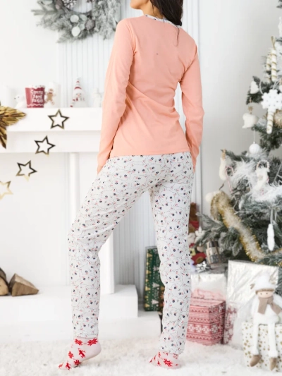 Дамска пижама Royalfashion с принт