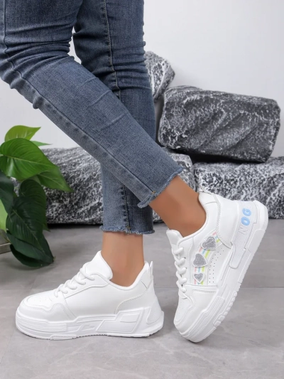 Royalfashion Дамски маратонки с брокат Samoles