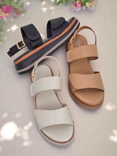 Royalfashion Дамски сандали с по-дебела подметка Tulipp