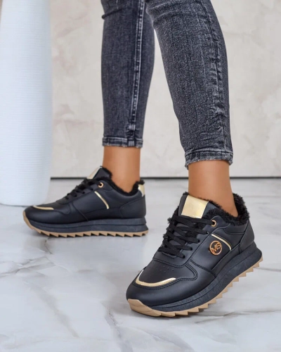 Royalfashion Затоплени дамски маратонки с кожа Boris