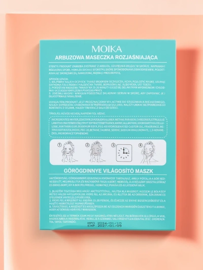 MOIKA Озаряваща маска за лице с диня