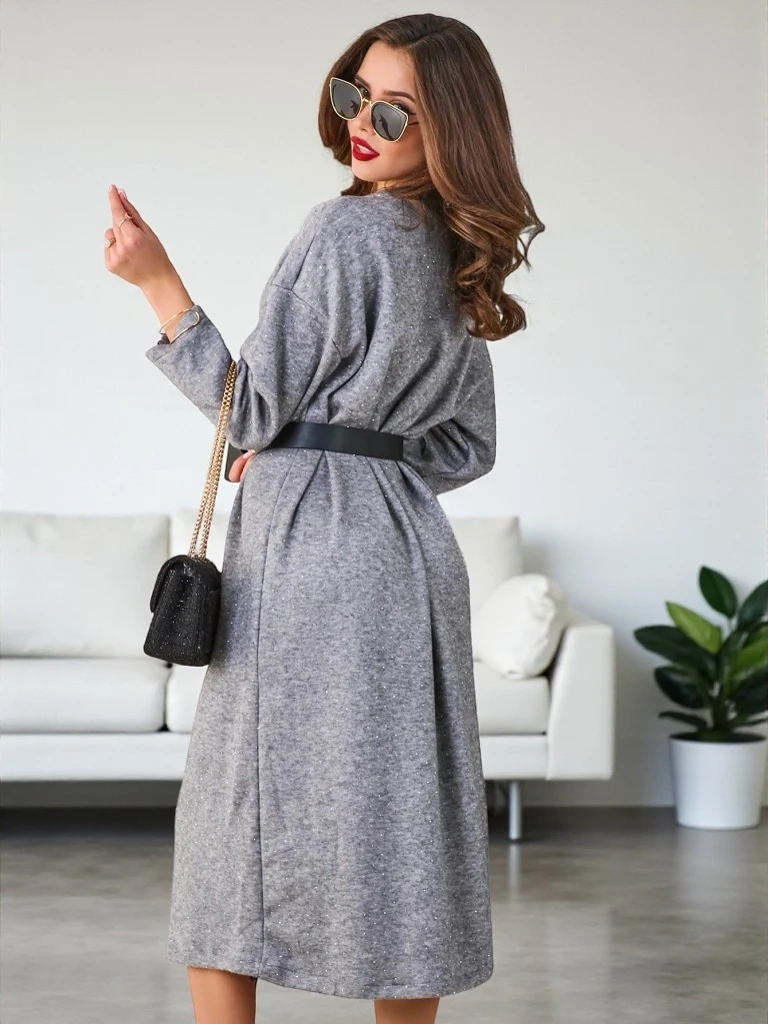 Royalfashion Женска рокля-светър